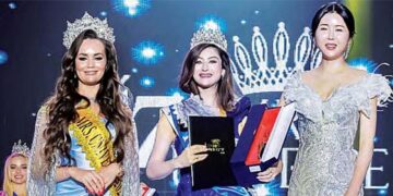 Nikita won the title of first runner-up in 'Mrs. Universe' competition