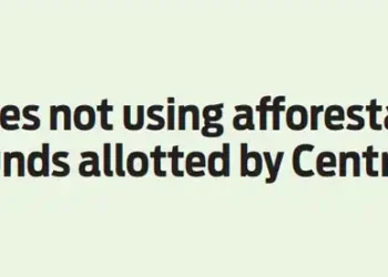 States not using afforestation funds allotted by Centre