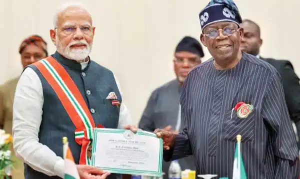 Nigeria’s national award to PM Modi
