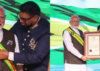 PM Modi conferred with Guyana's The Order of Excellence