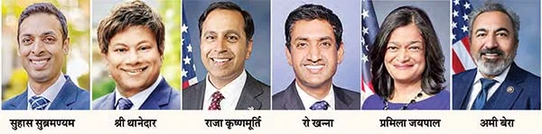 Six Americans of Indian origin won the House of Representatives elections