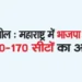 Exit poll: BJP alliance estimates 150-170 seats in Maharashtra