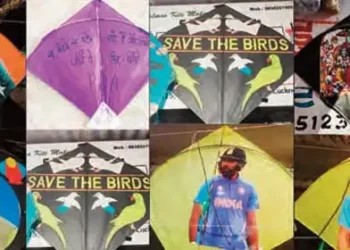Modi-Yogi in the sky, kites of political and sports stars flew in Lucknow