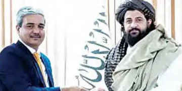 India talks with Taliban for the first time