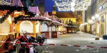 German Christmas market attack suspect held