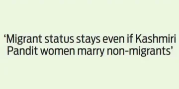 Migrant status stays even if Kashmiri Pandit women marry non-migrants