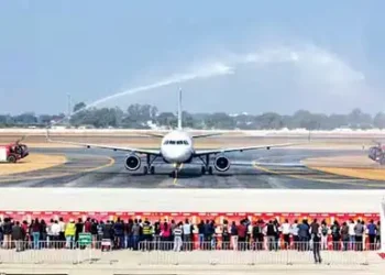 Noida airport conducts first flight test
