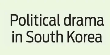 Political drama in South Korea