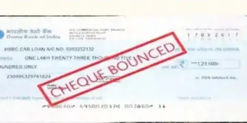 In case of check bounce, the person who signs is responsible