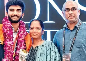 GUKESH winning the World Championship title in Singapore