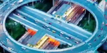 93.20 km long ring road is being constructed around Kanpur.