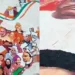 Images of 100 great personalities engraved with colors in 84000 square feet
