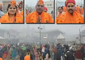 Devotees flock to Ayodhya to celebrate Ram Lalla Pran Pratishtha anniversary