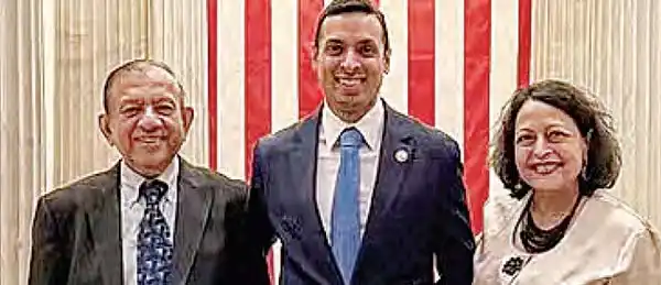 Suhas Subramanian took oath by placing his hand on Geeta