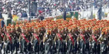 The glory of the tricolor, the passion of the soldiers, excitement in millions of eyes