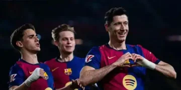 Barcelona back on top of La Liga after win over Rayo Vallecano