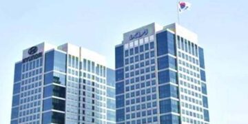 Seoul :This file photo provided by Hyundai Motor Group shows Hyundai Motor Co. and its affiliate Kia Corp.'s headquarter buildings in southern Seoul.(Photo:Yonhap/IANS)