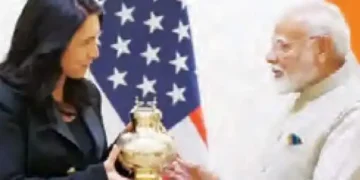 The present time is a great opportunity to strengthen India-US relations: Gabbard