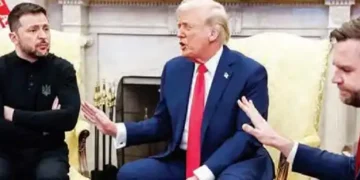 Argument between Trump and Zelensky in press conference