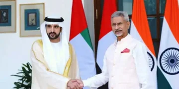 Jaishankar welcomes Dubai Crown Prince