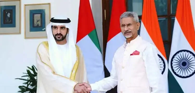 Jaishankar welcomes Dubai Crown Prince