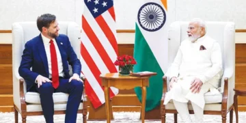 PM Modi, Vance welcome