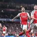 Rice free-kicks inspire Arsenal to first leg win over Madrid in Champions League