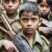 Now the Naxalites have handed over weapons to the children