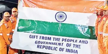 India sends relief to quake-hit Myanmar