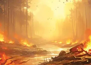 Echoes of ancient flames