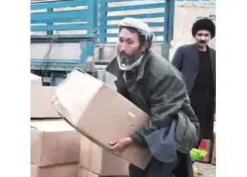 India sends humanitarian aid to Afghan refugees