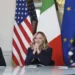 Italian PM Meloni hosts trilateral talks between US & EU