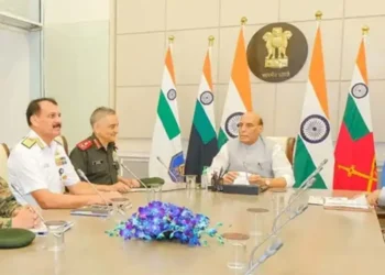 Rajnath reviews security with top officials, chiefs of forces