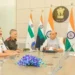 Rajnath reviews security with top officials, chiefs of forces