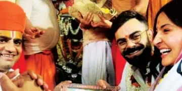 Virat reached Ayodhya with Anushka and had darshan of Ramlala and Bajrang Bali