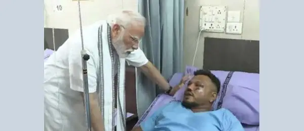 ‘I can’t believe I survived’, says lone survivor of AI crash after meeting PM Modi