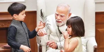 Children found a ‘grandfather figure’ in PM Modi: Usha Vance