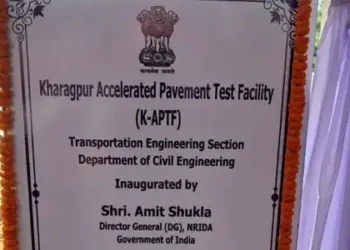 IIT Kharagpur launches India’s 1st academic accelerated pavement test facility