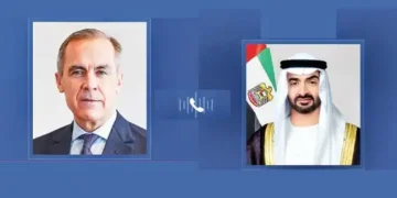 UAE President, Canadian PM hold phone call