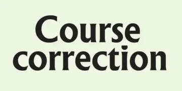 Course correction