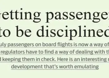 Getting passengers to be disciplined