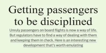 Getting passengers to be disciplined