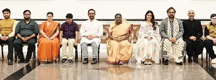 Special screening of 'Sitare Zameen Par' at Rashtrapati Bhavan