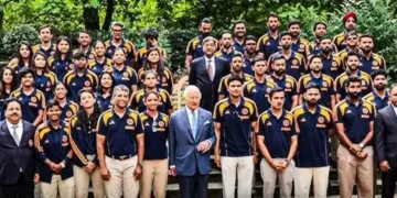 King Charles meets Indian cricketers