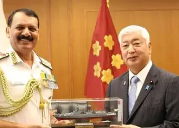 Navy chief Tripathi, Japanese Defence Minister discuss ties
