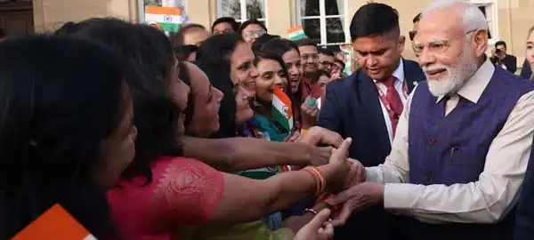 PM Modi arrives in UK for historic visit