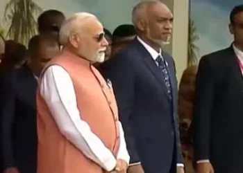 PM Modi lands in Male