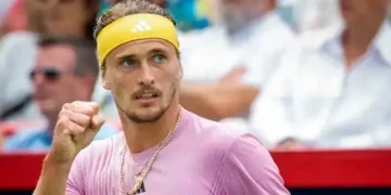 Zverev moves up in Canadian Open tennis