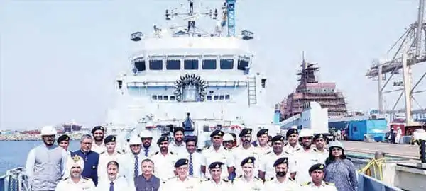 Delivery of the first anti-submarine warfare ship ‘Arnala’ to the Indian Navy