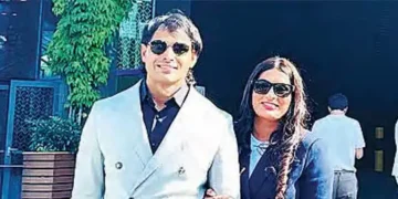 Neeraj Chopra was seen with his wife for the first time after marriage